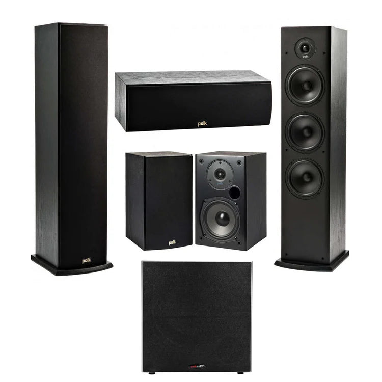 Polk Audio Fusion T Series - 5.1 Channel Home Theater Speaker Package