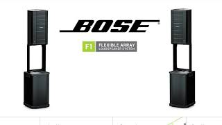 Bose F1 Model 812 and Powered Subwoofer Pair